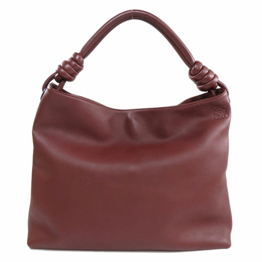 Loewe One Shoulder Hobo Logo Shoulder Bag Leather - Picture 11 of 11